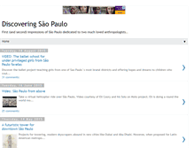 Tablet Screenshot of discoveringsaopaulo.com